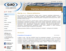 Tablet Screenshot of giko.pl